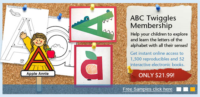 ABC Twiggles Program Letters of the Alphabet learning preschool
